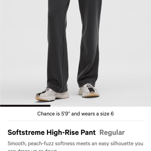 lululemon athletica Pants - lululemon athletica Softstreme High-Rise Pant in Black